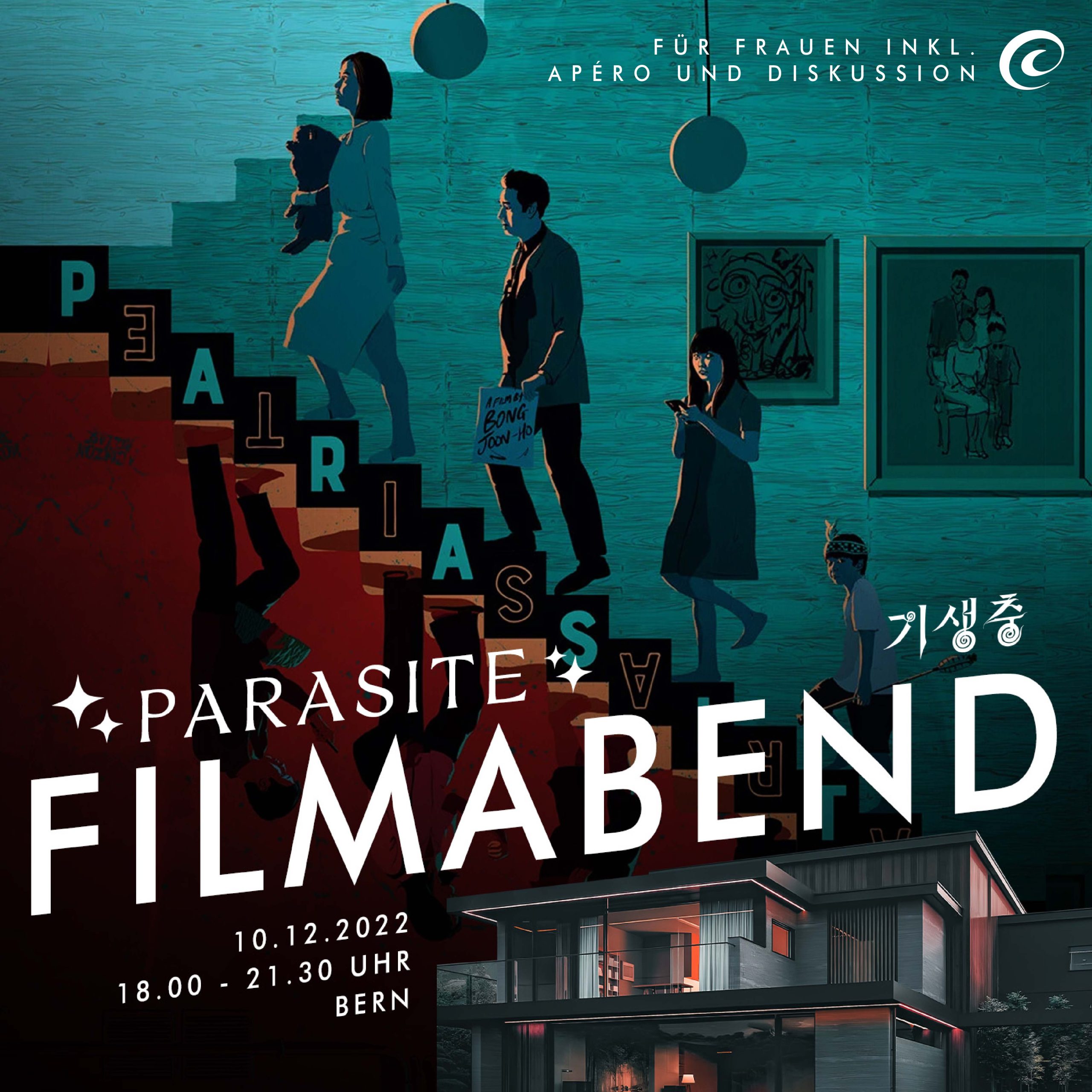 Einladung zum Filmabend Parasite – Sisters only Event