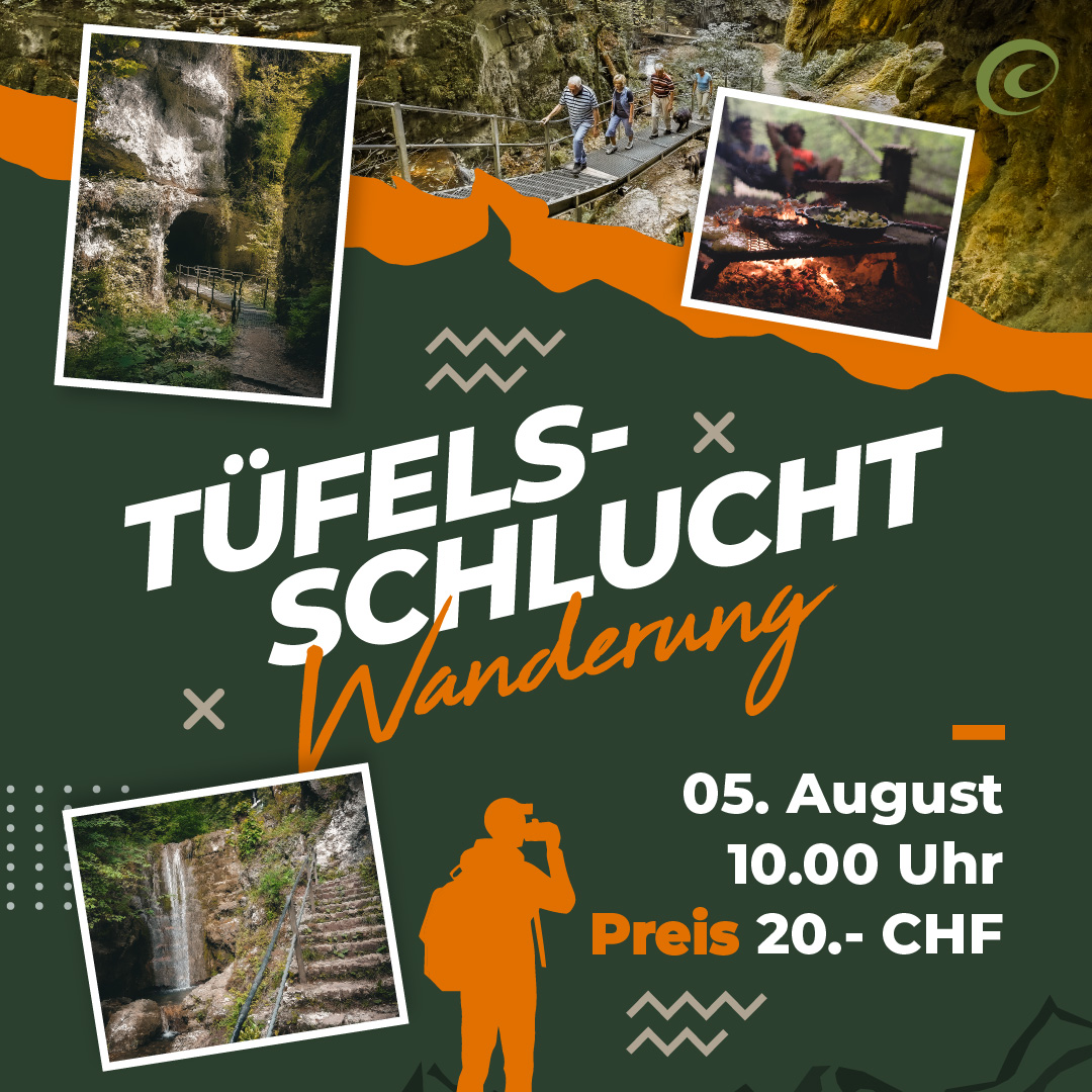 Wanderung in die Tüfelsschlucht