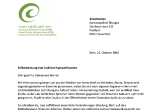 Muslime unter Generalverdacht: Offener Brief an die Kantonspolizei Thurgau