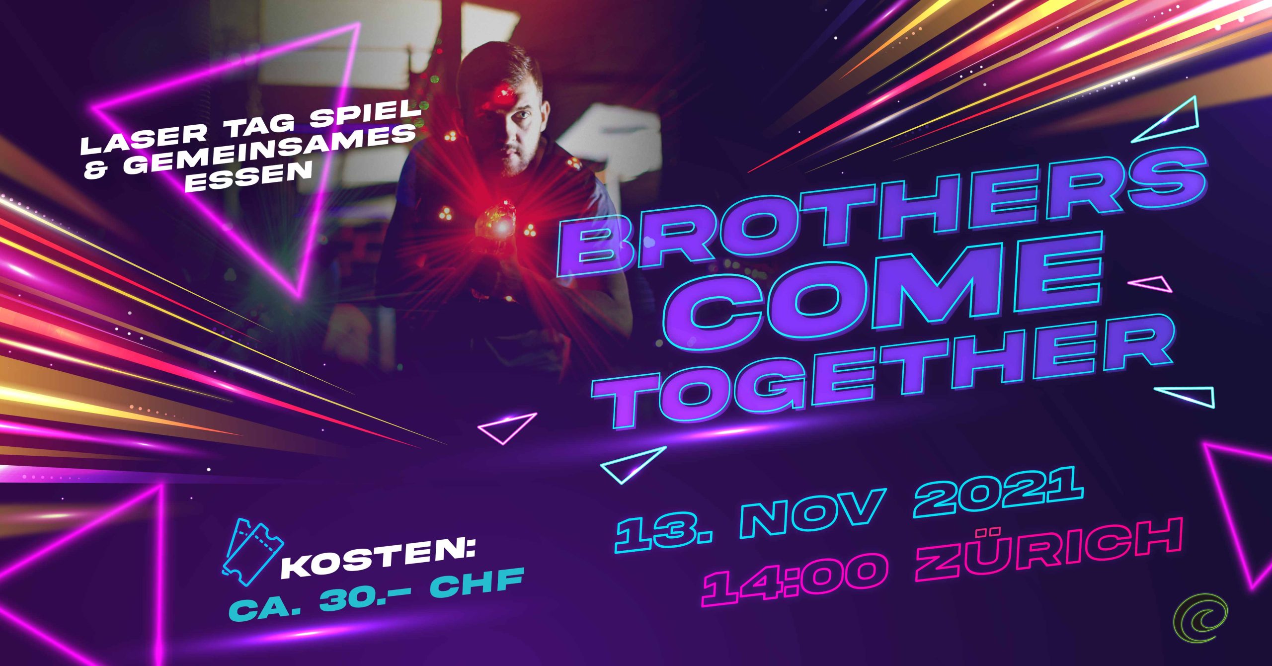 Laser Tag Gruppen-Fight für Brüder in Zürich