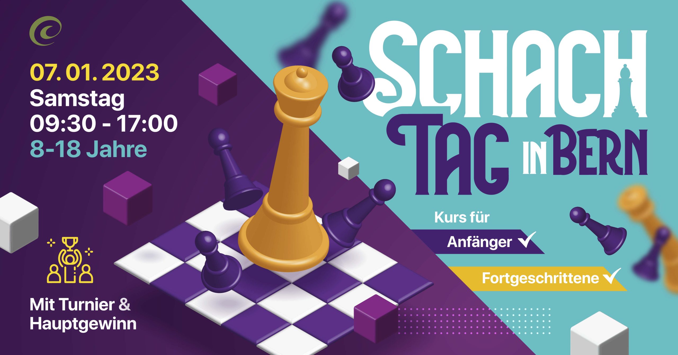 Professioneller Schachkurs & mini Schachturnier für Kinder in Bern