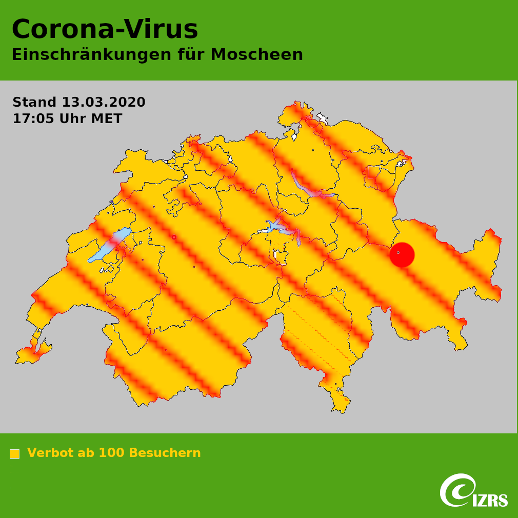 Freitagsgebet & Corona: Kantonale Einschränkungen