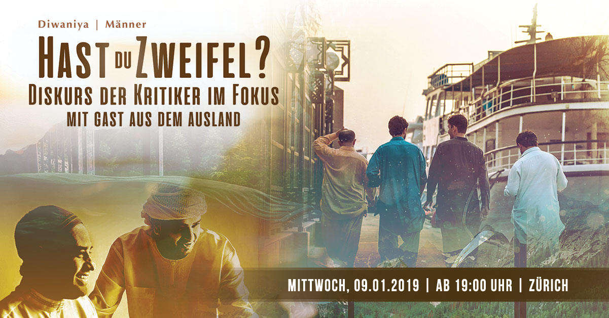 Männer Dîwân am 9.1.: Hast du Zweifel? Diskurs der Kritiker im Fokus