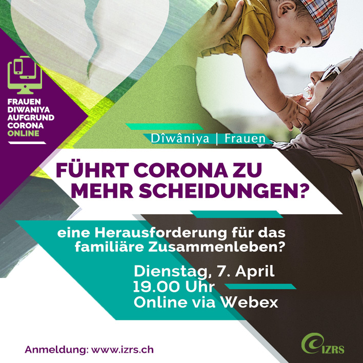Führt Corona zu mehr Scheidung? Frauen Diwāniya am 7. April via Webex