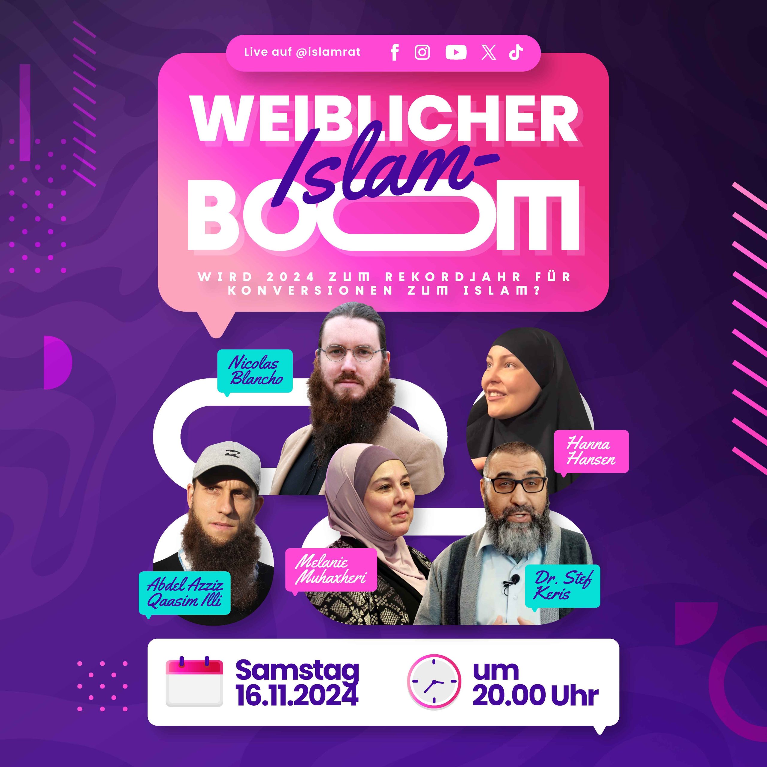 Live-Stream: Weiblicher Islam-Boom!