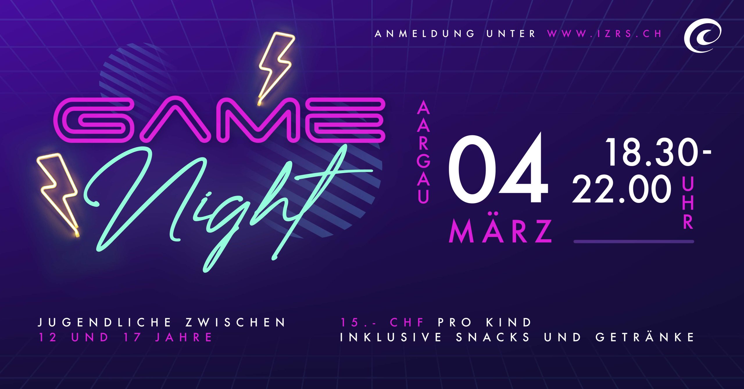 Game Night für Jugendliche in Aargau – 4. März