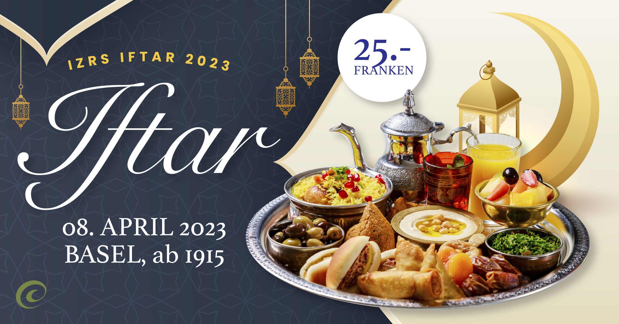 Gemeinschafts Iftar 2023 am 08.04. in Basel
