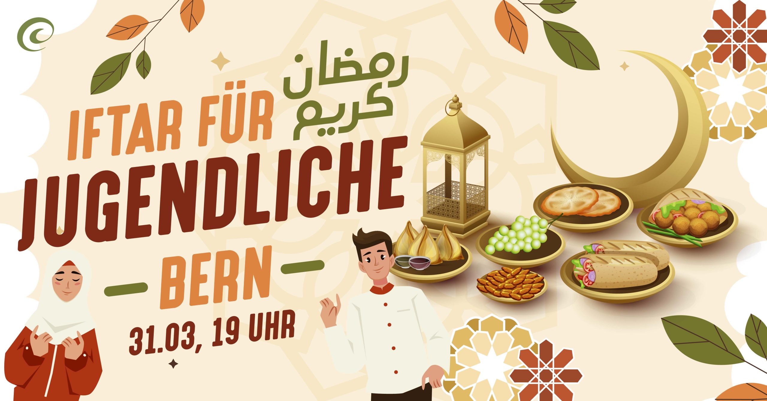 Iftaar für Jugendliche am 31.03. in Bern