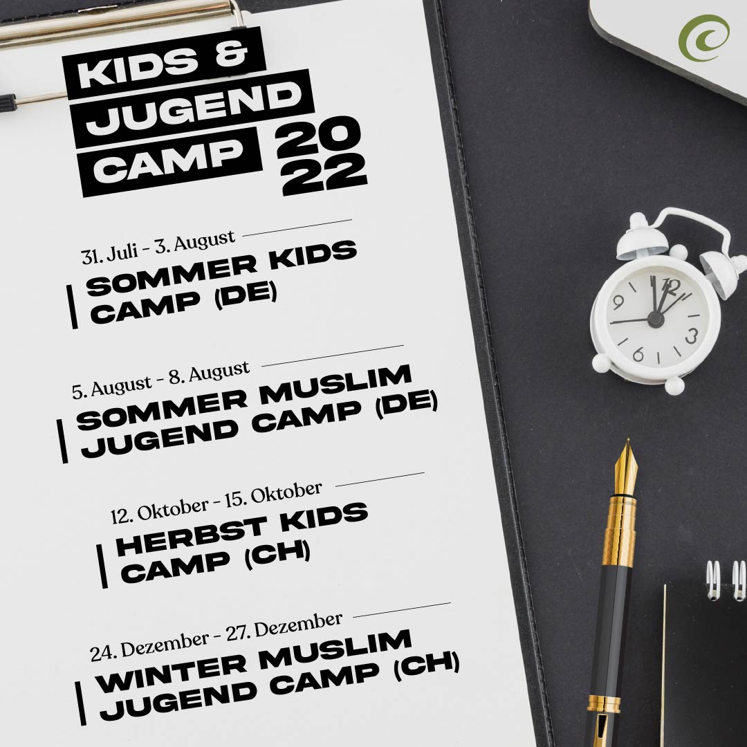 Muslim Kids & Jugend Camps 2022 in Deutschland und der Schweiz