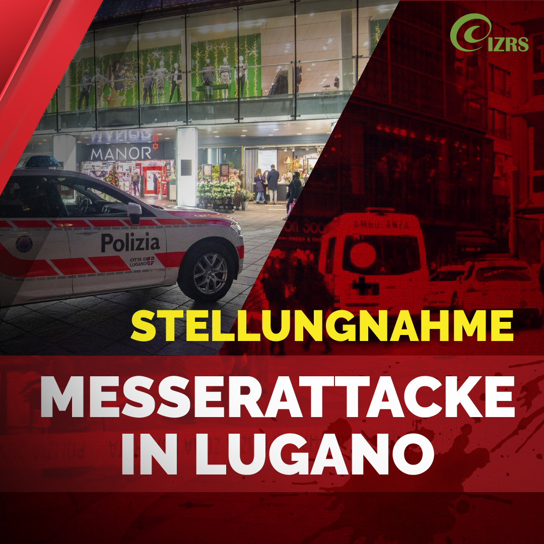 Stellungnahme zur Messerattacke in Lugano