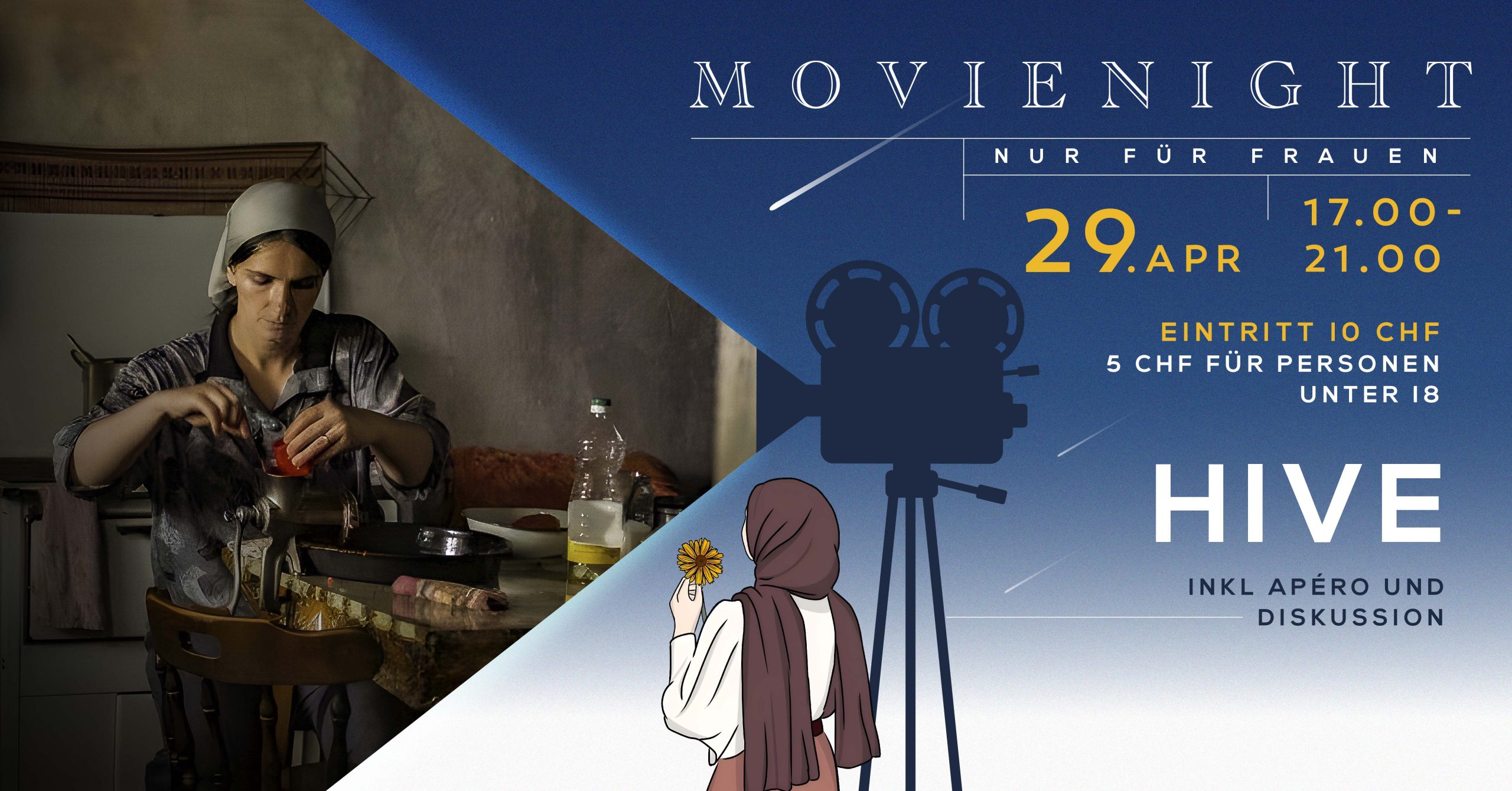 Movie Night für Schwestern am 29. April in Bern