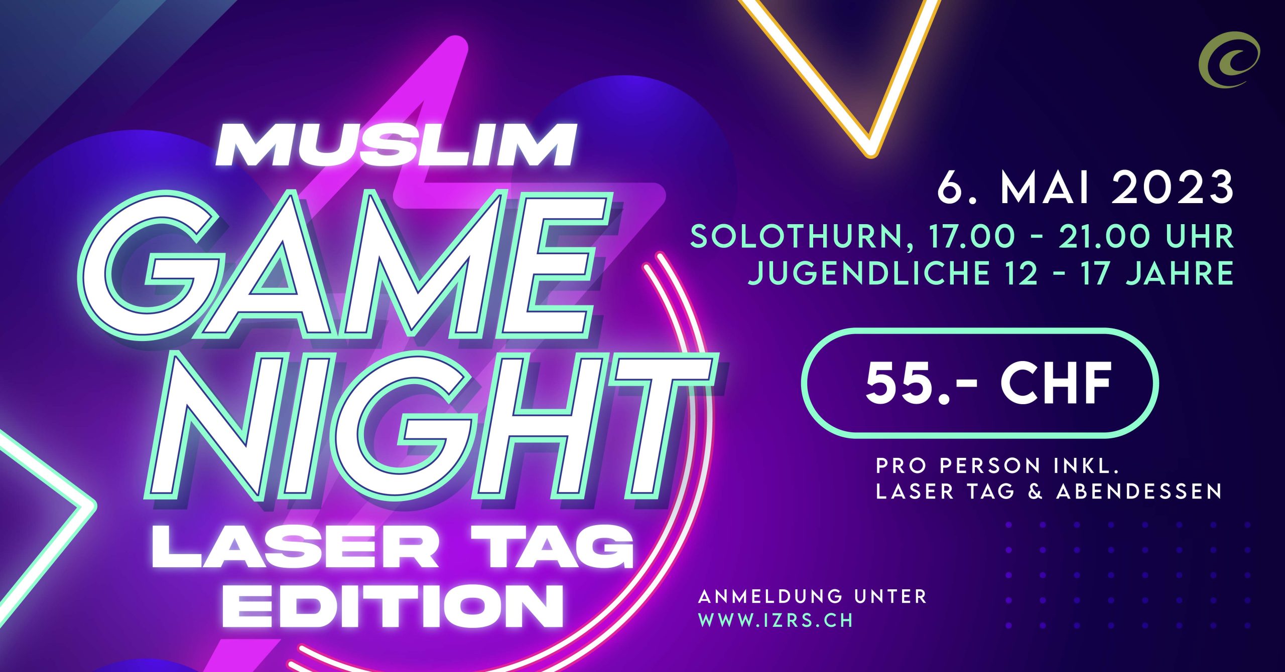 Muslim Game Night – Laser Tag Edition für Jugendliche am 6. Mai in Solothurn