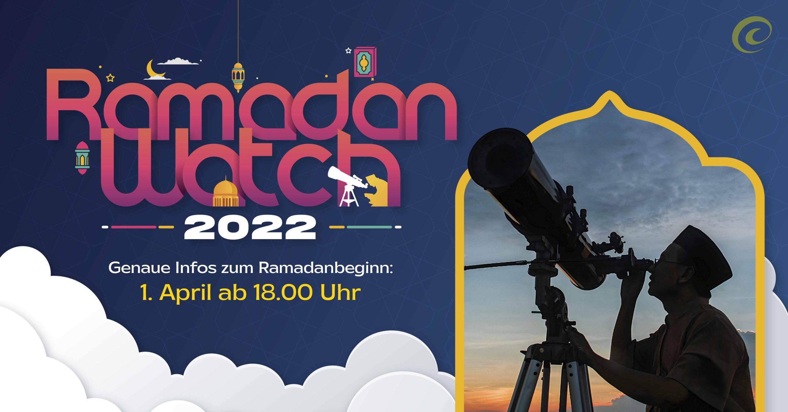 RAMADAN-WATCH 1443/2022: Erster möglicher Fastentag ist der 2.4.2022