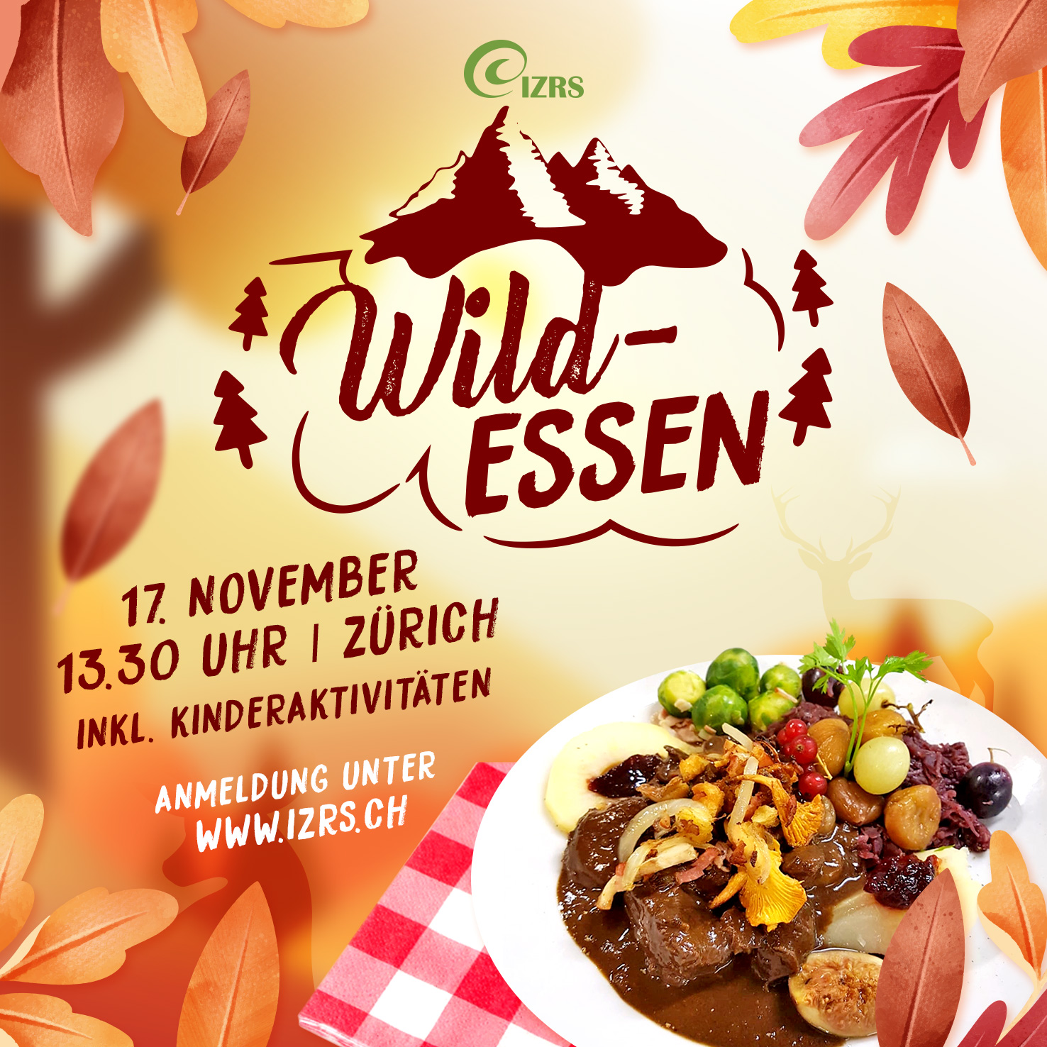 Einladung zum jährlichen Halâl-Wild-Essen in Zürich