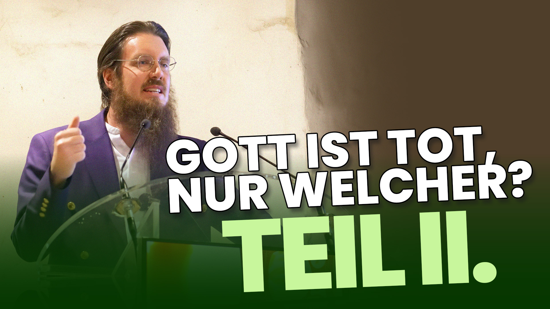 Gott ist tot, nur welcher? Teil II